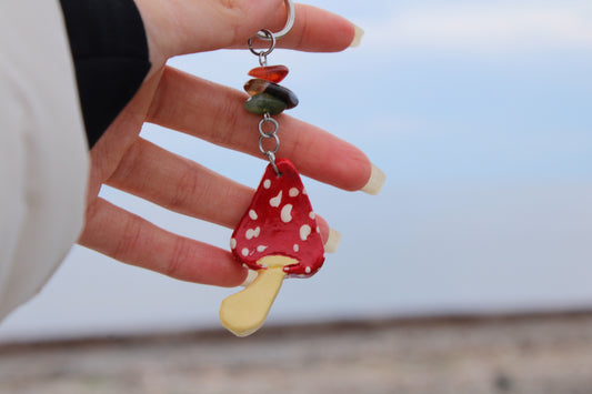 Porte-clé champignon